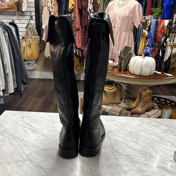 Frye Shirley Over The Knee Tall Riding Boot in Black Size 7M - Picture 7 of 15